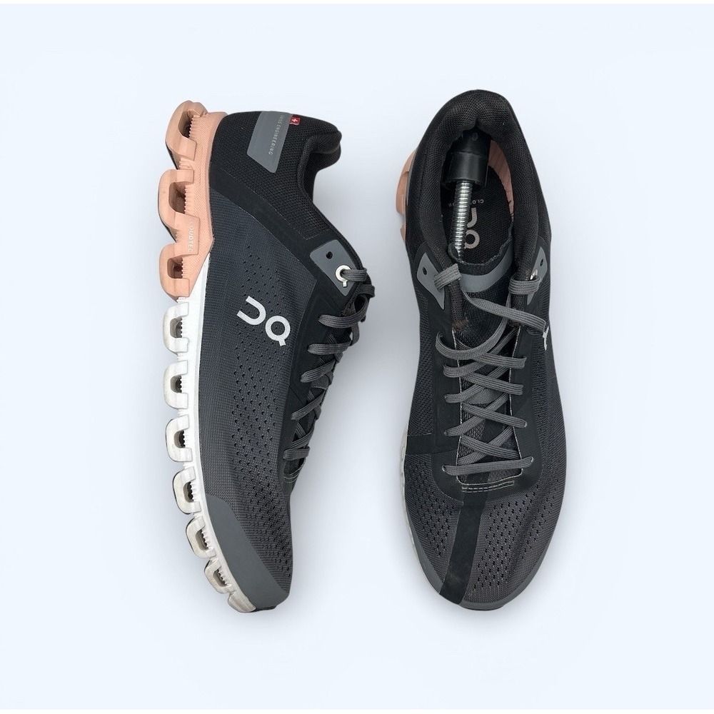 ON Running Cloudflow Women US‎ W9.5 Rock/Rose Athletic Sneakers